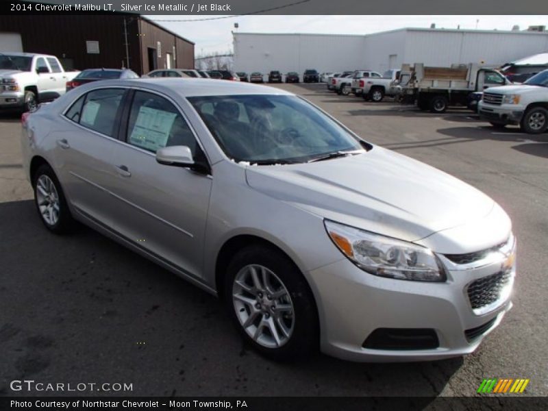 Silver Ice Metallic / Jet Black 2014 Chevrolet Malibu LT