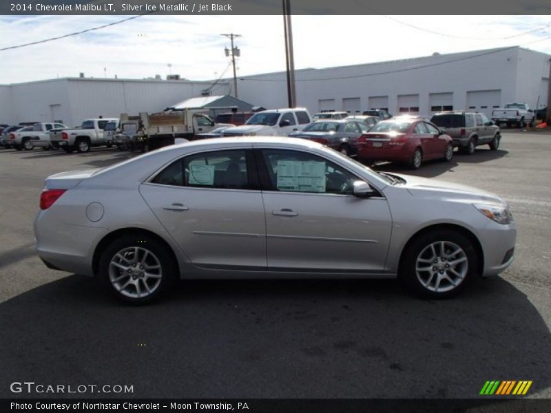 Silver Ice Metallic / Jet Black 2014 Chevrolet Malibu LT