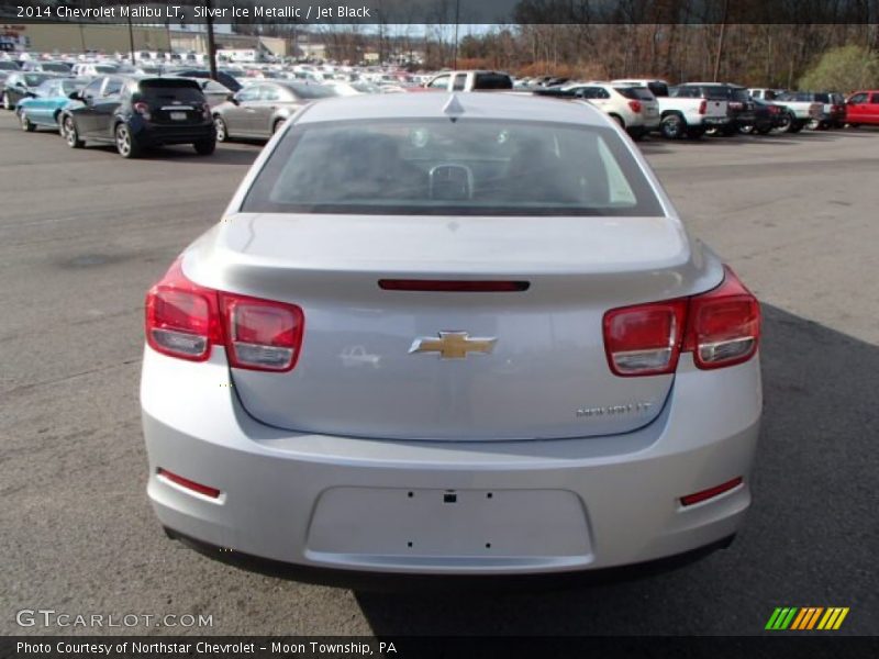 Silver Ice Metallic / Jet Black 2014 Chevrolet Malibu LT