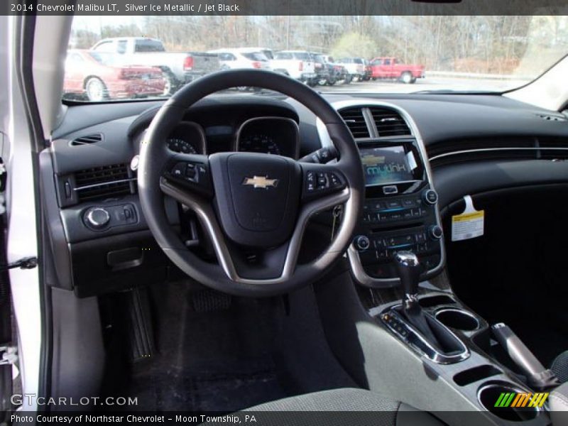 Silver Ice Metallic / Jet Black 2014 Chevrolet Malibu LT