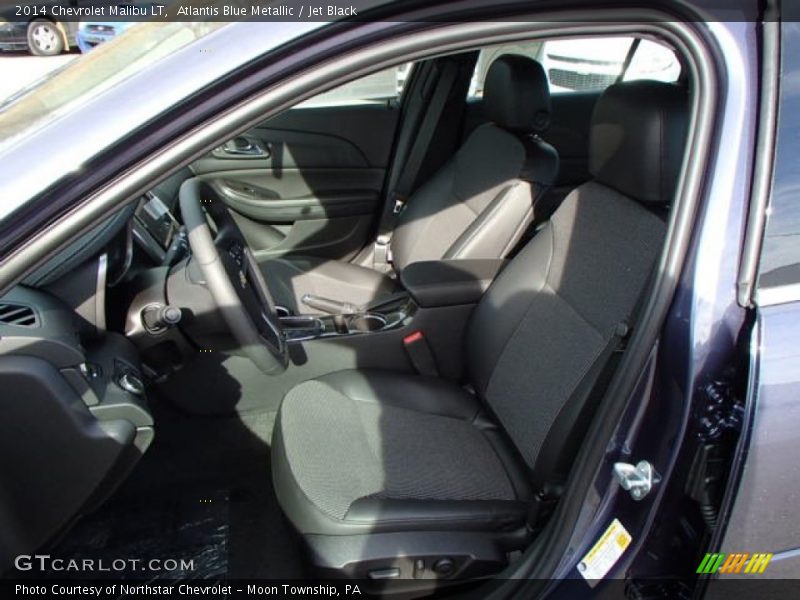 Atlantis Blue Metallic / Jet Black 2014 Chevrolet Malibu LT