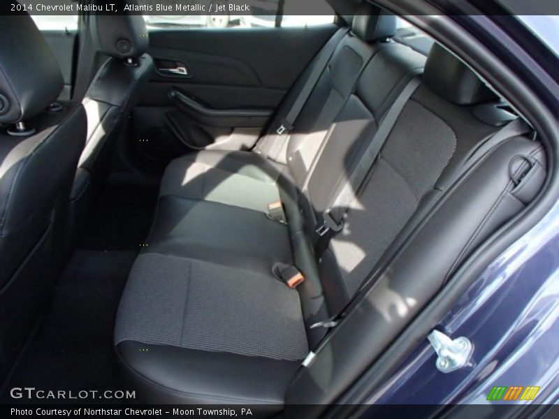 Atlantis Blue Metallic / Jet Black 2014 Chevrolet Malibu LT