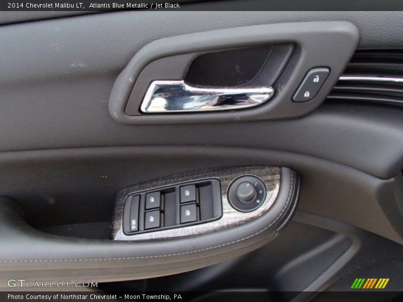 Atlantis Blue Metallic / Jet Black 2014 Chevrolet Malibu LT