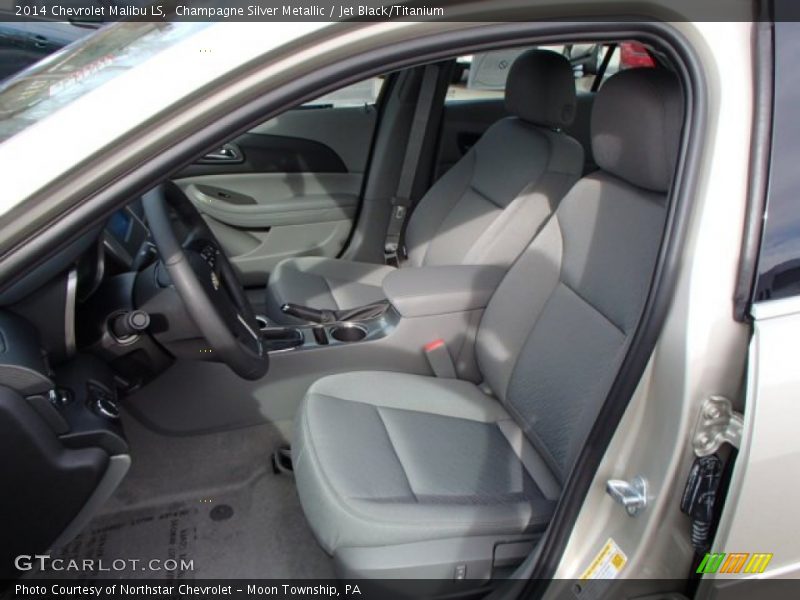 Champagne Silver Metallic / Jet Black/Titanium 2014 Chevrolet Malibu LS