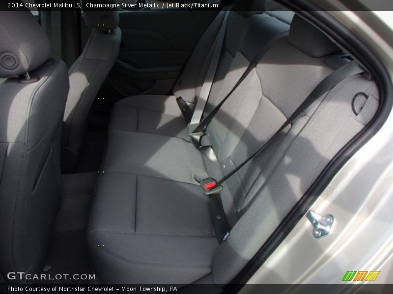 Champagne Silver Metallic / Jet Black/Titanium 2014 Chevrolet Malibu LS