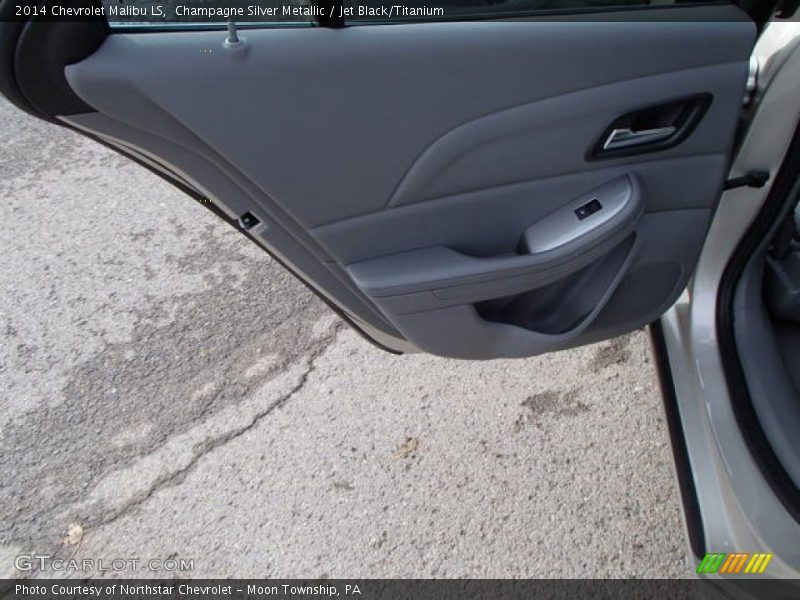 Champagne Silver Metallic / Jet Black/Titanium 2014 Chevrolet Malibu LS