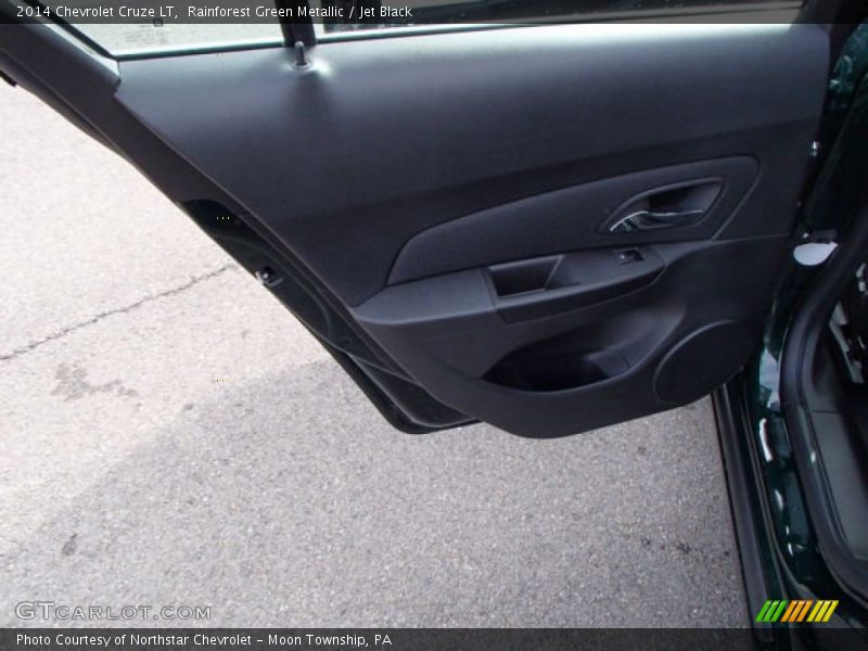 Rainforest Green Metallic / Jet Black 2014 Chevrolet Cruze LT