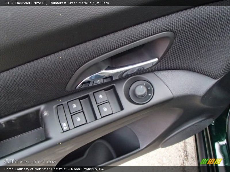 Rainforest Green Metallic / Jet Black 2014 Chevrolet Cruze LT