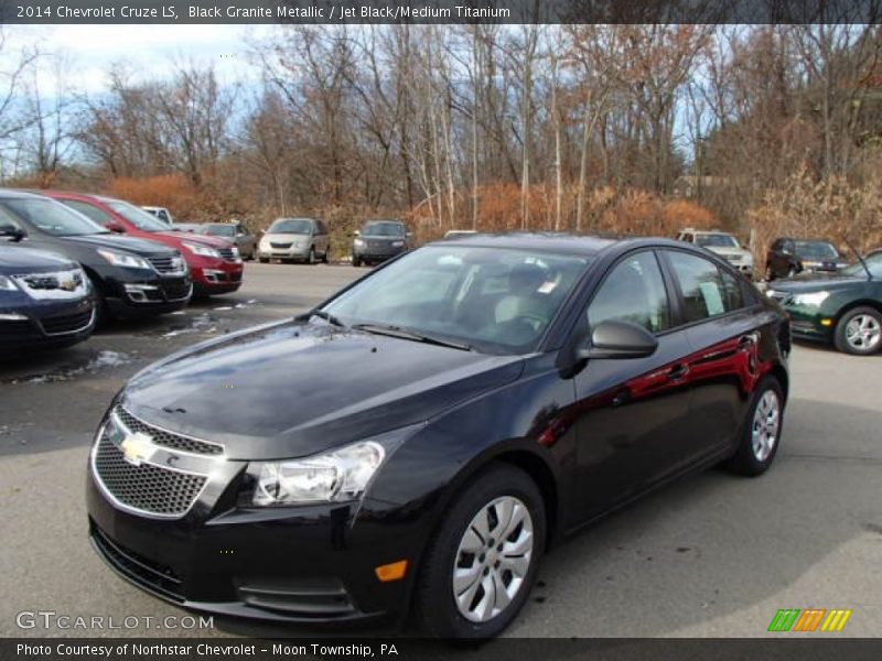 Black Granite Metallic / Jet Black/Medium Titanium 2014 Chevrolet Cruze LS