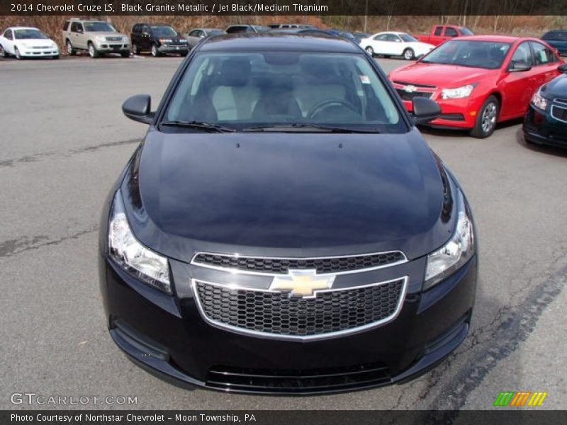 Black Granite Metallic / Jet Black/Medium Titanium 2014 Chevrolet Cruze LS