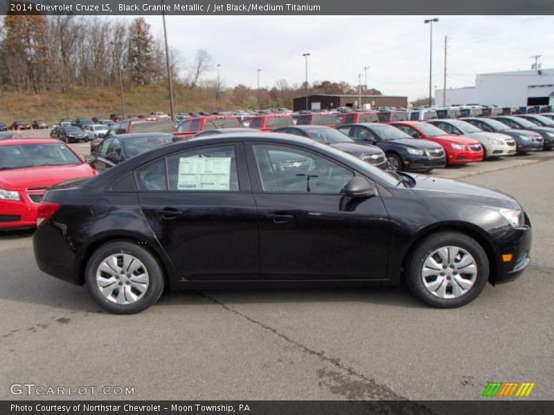 Black Granite Metallic / Jet Black/Medium Titanium 2014 Chevrolet Cruze LS