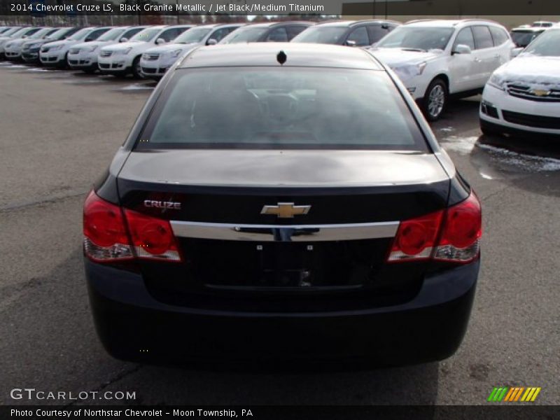 Black Granite Metallic / Jet Black/Medium Titanium 2014 Chevrolet Cruze LS