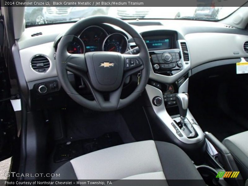 Black Granite Metallic / Jet Black/Medium Titanium 2014 Chevrolet Cruze LS