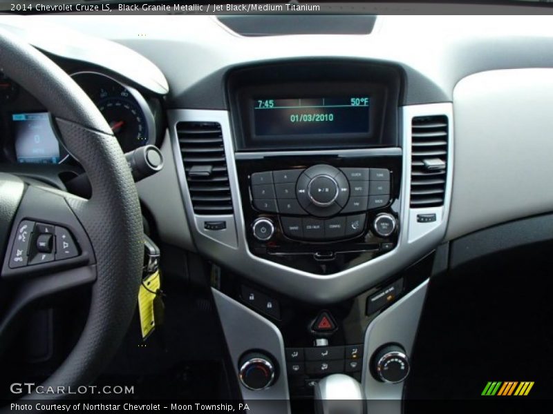 Black Granite Metallic / Jet Black/Medium Titanium 2014 Chevrolet Cruze LS