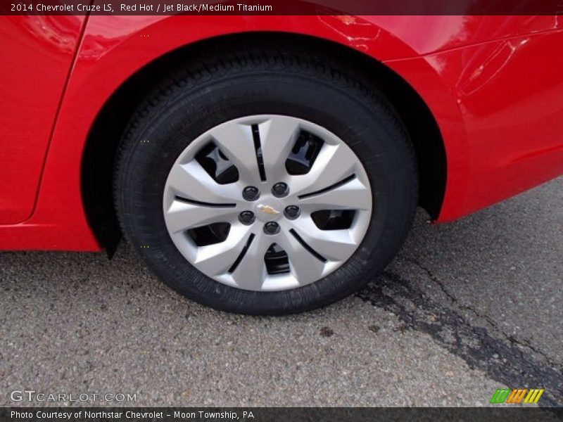 Red Hot / Jet Black/Medium Titanium 2014 Chevrolet Cruze LS
