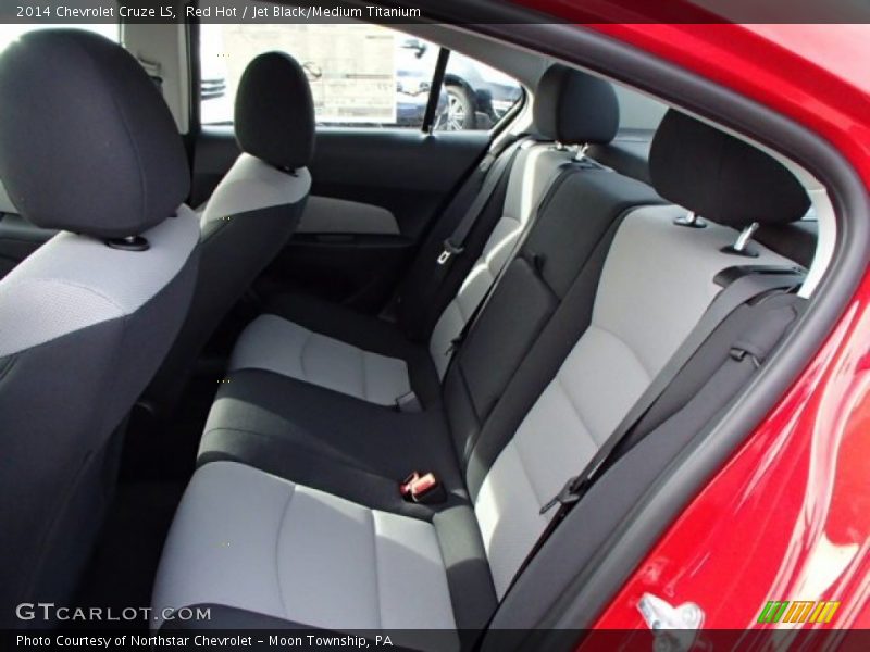 Red Hot / Jet Black/Medium Titanium 2014 Chevrolet Cruze LS