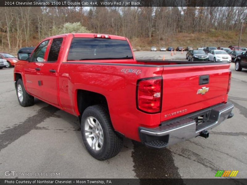 Victory Red / Jet Black 2014 Chevrolet Silverado 1500 LT Double Cab 4x4