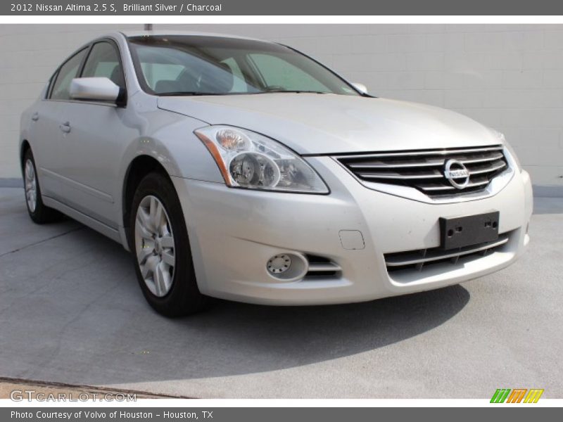 Brilliant Silver / Charcoal 2012 Nissan Altima 2.5 S