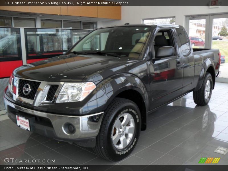 Night Armor Metallic / Graphite 2011 Nissan Frontier SV V6 King Cab 4x4
