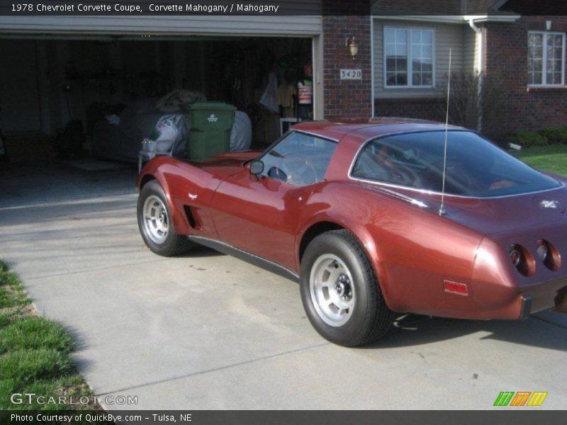 Corvette Mahogany / Mahogany 1978 Chevrolet Corvette Coupe