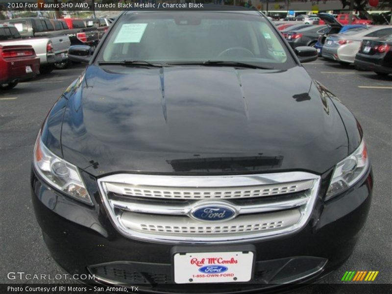 Tuxedo Black Metallic / Charcoal Black 2010 Ford Taurus SHO AWD