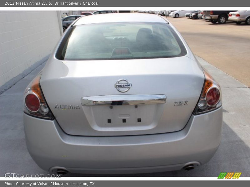 Brilliant Silver / Charcoal 2012 Nissan Altima 2.5 S