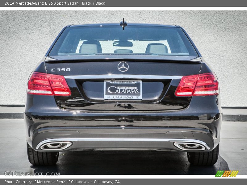 Black / Black 2014 Mercedes-Benz E 350 Sport Sedan