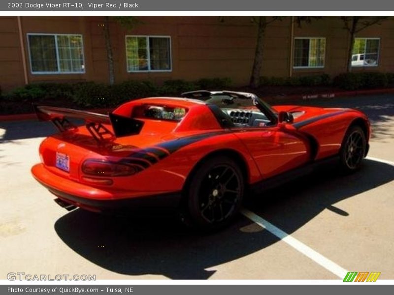 Viper Red / Black 2002 Dodge Viper RT-10