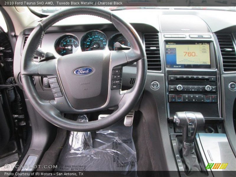 Tuxedo Black Metallic / Charcoal Black 2010 Ford Taurus SHO AWD
