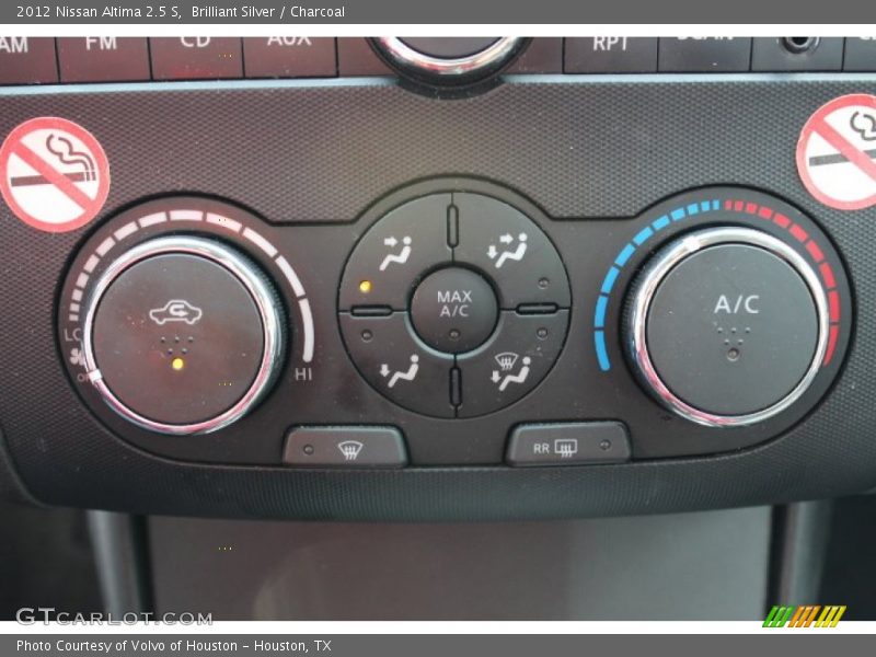 Brilliant Silver / Charcoal 2012 Nissan Altima 2.5 S