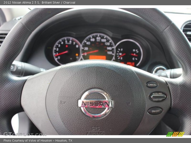 Brilliant Silver / Charcoal 2012 Nissan Altima 2.5 S