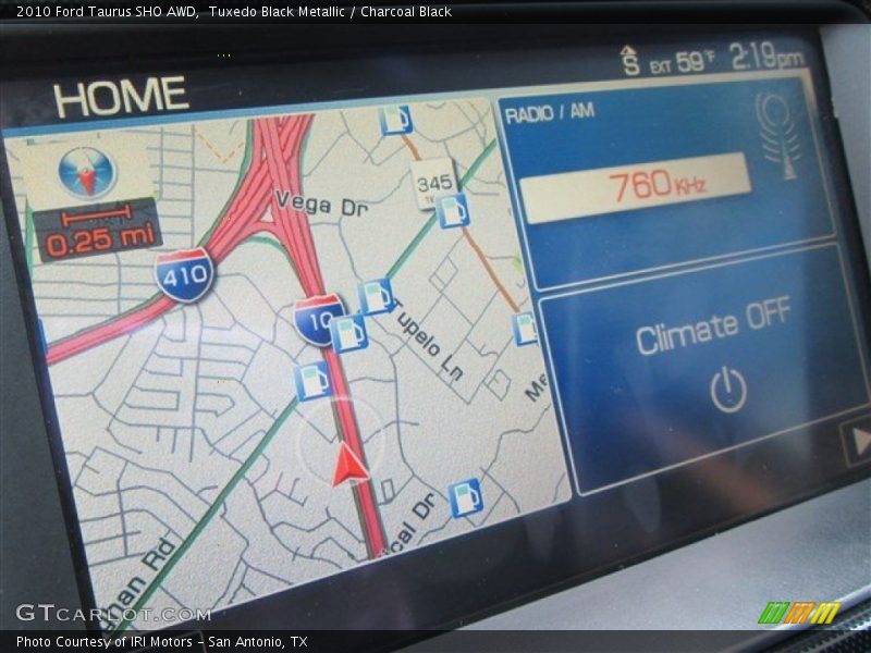 Tuxedo Black Metallic / Charcoal Black 2010 Ford Taurus SHO AWD