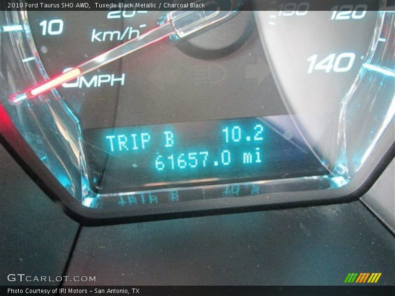 Tuxedo Black Metallic / Charcoal Black 2010 Ford Taurus SHO AWD