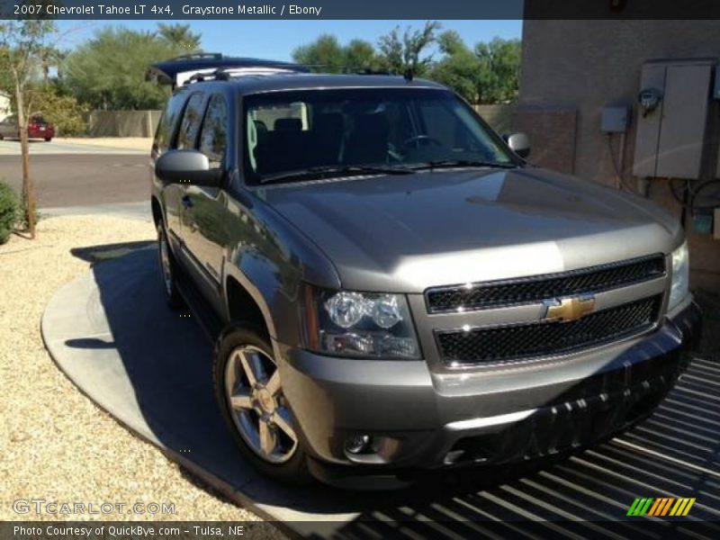 Graystone Metallic / Ebony 2007 Chevrolet Tahoe LT 4x4