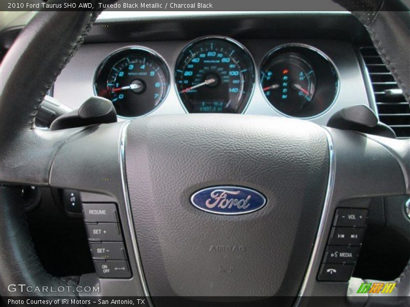 Tuxedo Black Metallic / Charcoal Black 2010 Ford Taurus SHO AWD