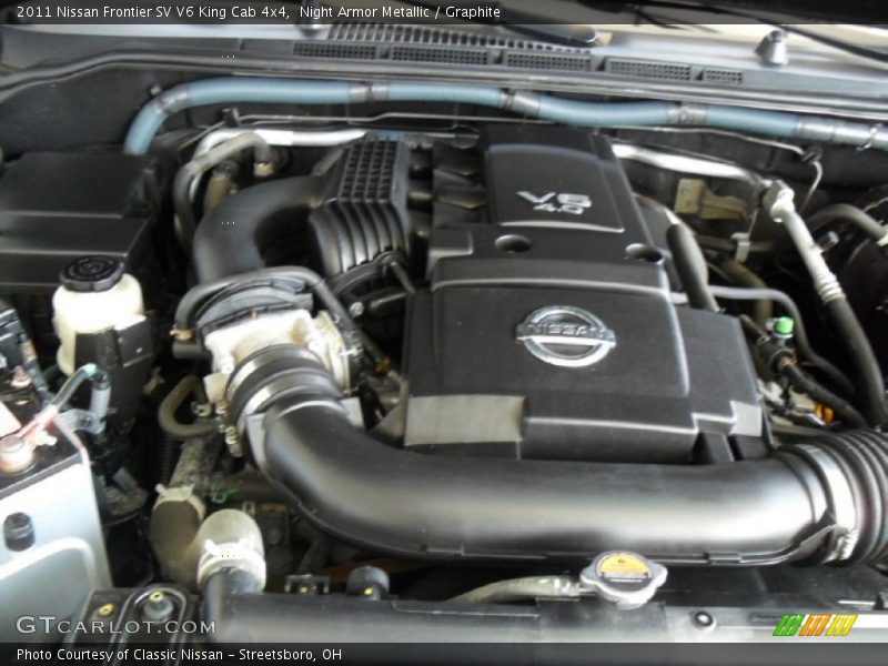 Night Armor Metallic / Graphite 2011 Nissan Frontier SV V6 King Cab 4x4