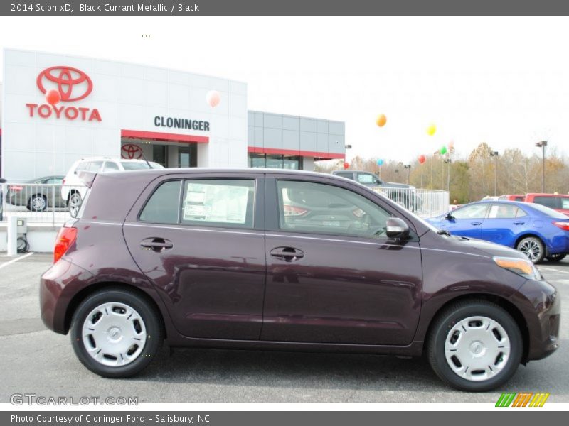 Black Currant Metallic / Black 2014 Scion xD