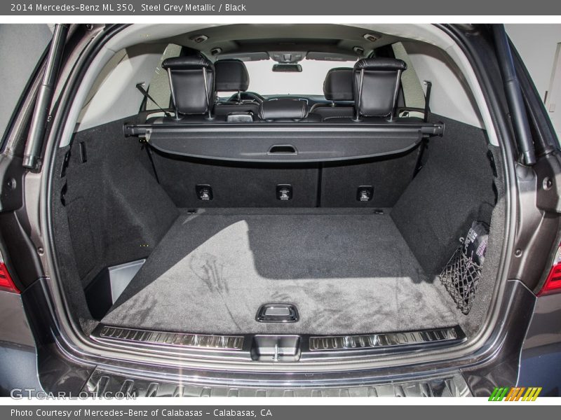 Steel Grey Metallic / Black 2014 Mercedes-Benz ML 350