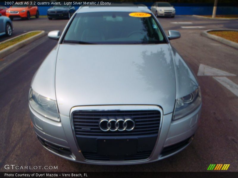 Light Silver Metallic / Ebony 2007 Audi A6 3.2 quattro Avant