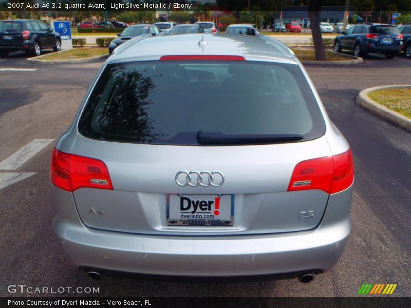 Light Silver Metallic / Ebony 2007 Audi A6 3.2 quattro Avant