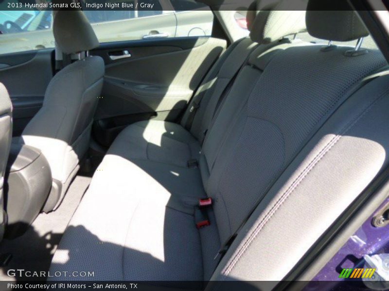 Indigo Night Blue / Gray 2013 Hyundai Sonata GLS