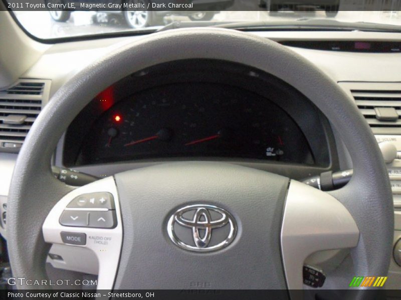 Magnetic Gray Metallic / Dark Charcoal 2011 Toyota Camry LE