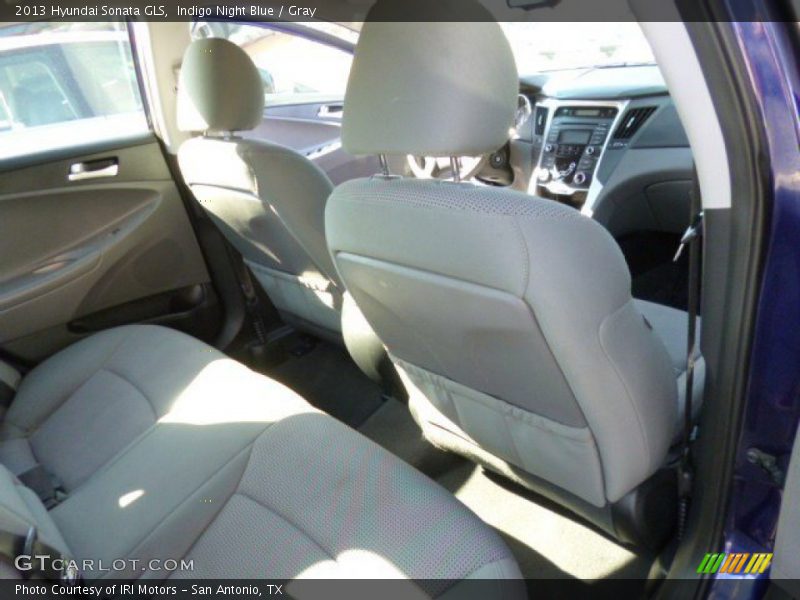 Indigo Night Blue / Gray 2013 Hyundai Sonata GLS