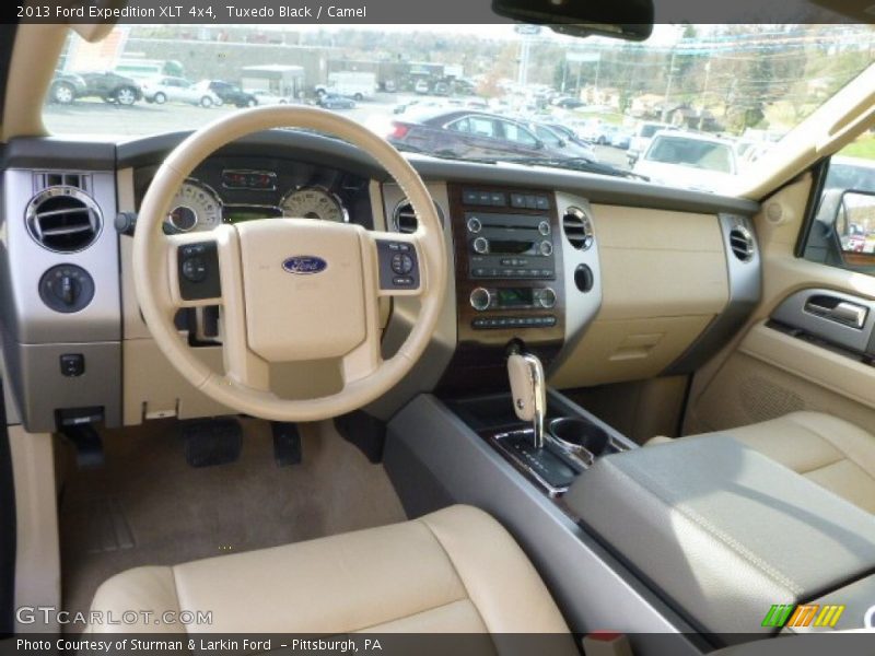 Tuxedo Black / Camel 2013 Ford Expedition XLT 4x4