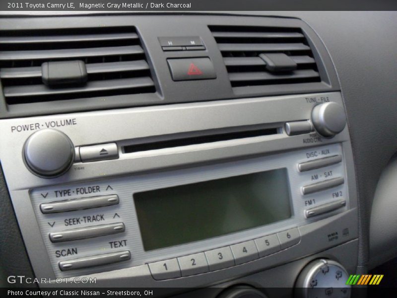 Magnetic Gray Metallic / Dark Charcoal 2011 Toyota Camry LE