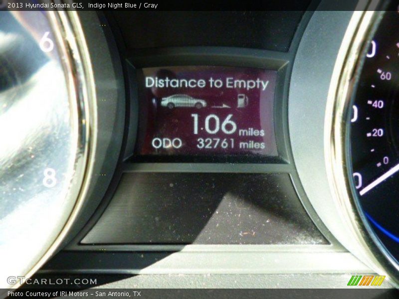 Indigo Night Blue / Gray 2013 Hyundai Sonata GLS