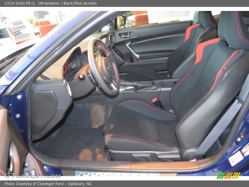  2014 FR-S  Black/Red Accents Interior