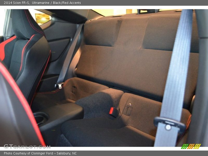 Rear Seat of 2014 FR-S 