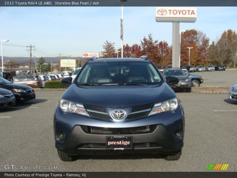 Shoreline Blue Pearl / Ash 2013 Toyota RAV4 LE AWD