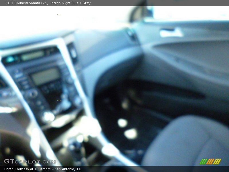 Indigo Night Blue / Gray 2013 Hyundai Sonata GLS